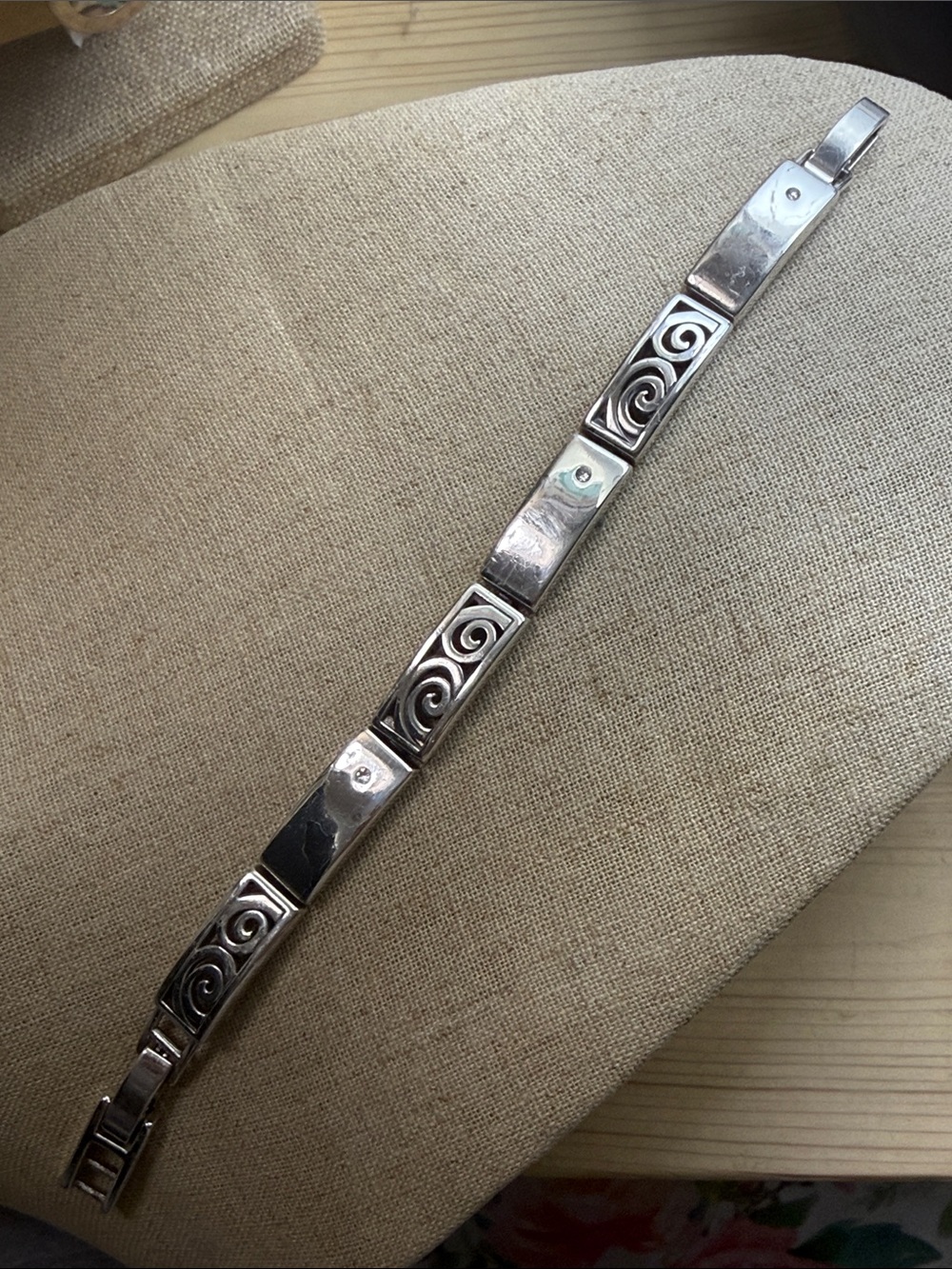 Brighton Silver-Tone Spiral Link Bracelet - Picture 5 of 5